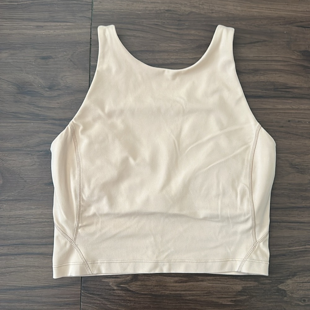 Lululemon Tan Workout Tank Top